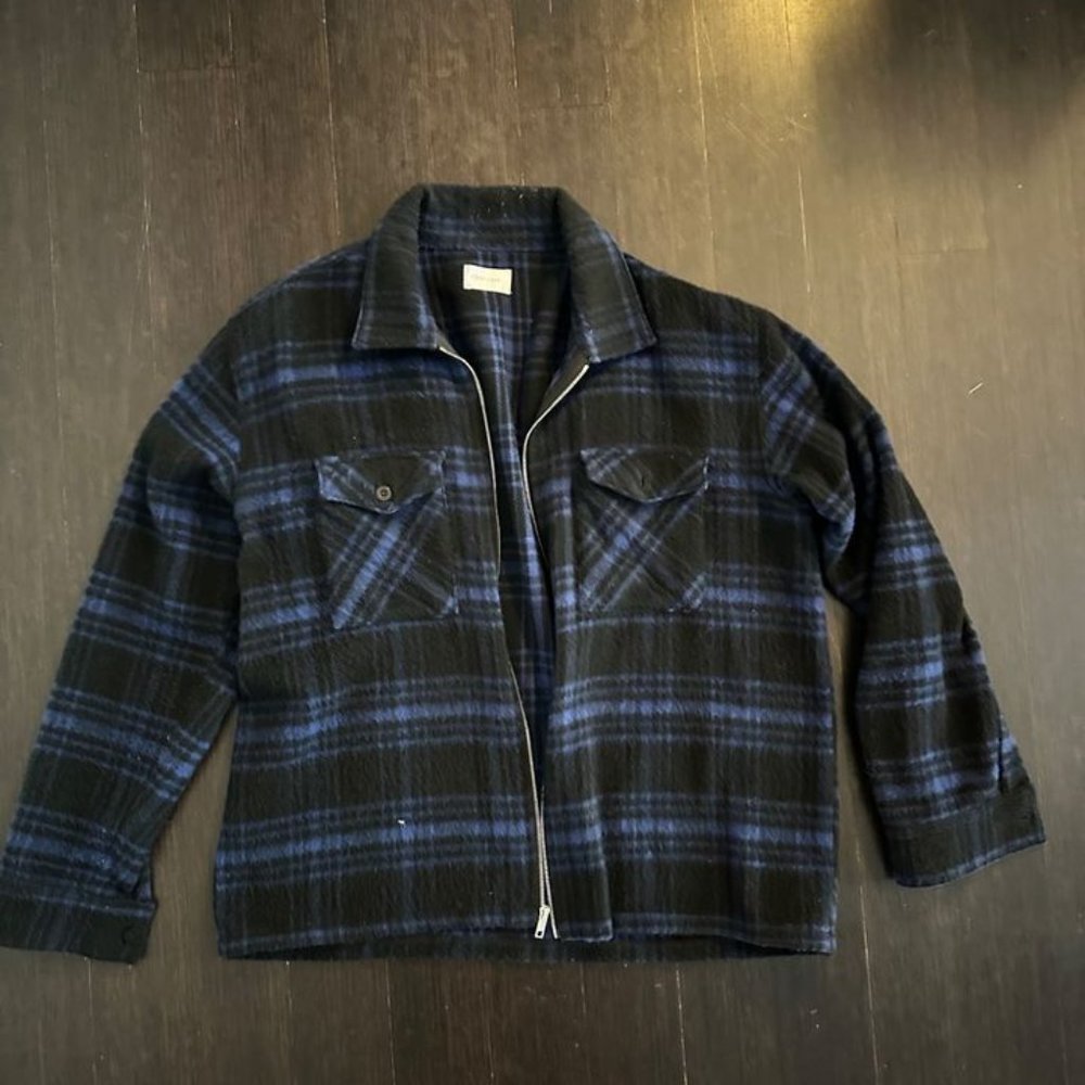 Christos NY Flannel Zip - Size Large